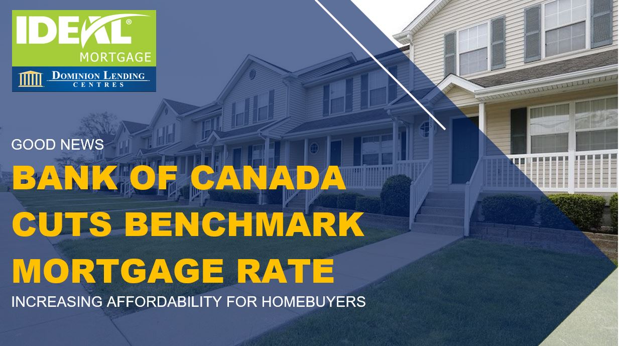 Bank of Canada Cuts Benchmark Mortgage Rate